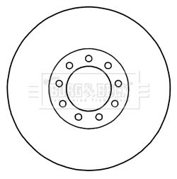 BORG & BECK Тормозной диск BBD5952S